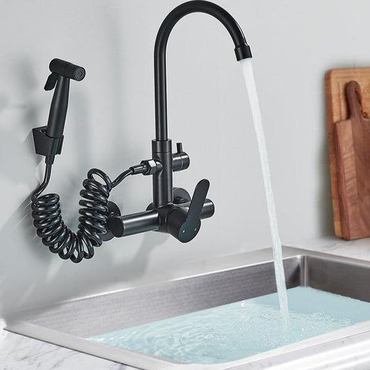 Kitchen Faucet With Bidet Hot And Cold Faucets Sink