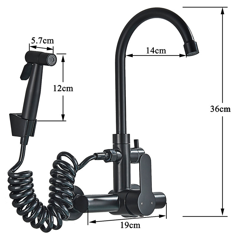 Kitchen Faucet With Bidet Hot And Cold Faucets Sink