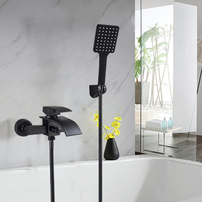 Black Painted Heat Resistance Bathtub Faucet